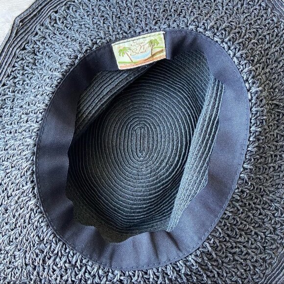 Sun N’ Sand Beaded Paper Braid Hat - Picture 9 of 15